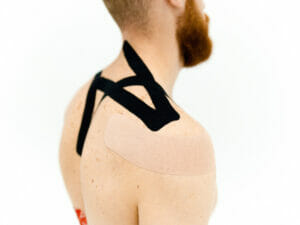 Man kann Kinesiotape zur Entlastung oder Stabilisierung verwenden.